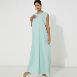 BluePurple Abaya Rosette Abaya - Women's Abayas 2