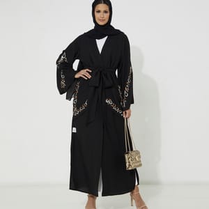 Women's Black Arabic Abaya - Abayas 1