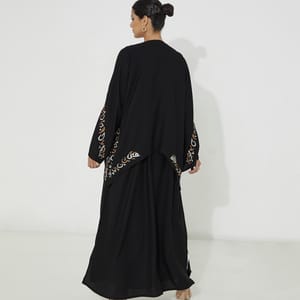Women's Black Arabic Abaya - Abayas 2
