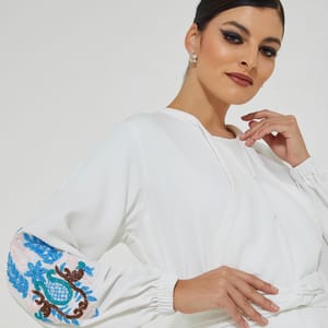 Rosette Abaya - Women's Abayas 1