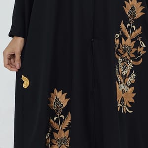 NOB- Abaya Rosette Abaya - Women's Abayas 1