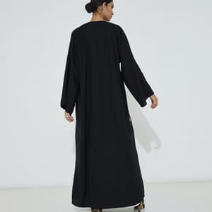 NOB- Abaya Rosette Abaya - Women's Abayas 2