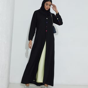 ColorButton Abaya Rosette Abaya - Women's Abayas 3