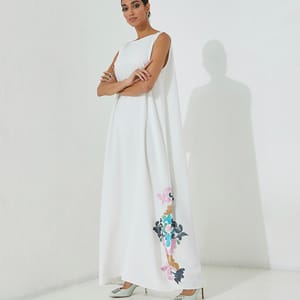 D-Motifs Abaya Rosette Abaya - Women's Abayas 3