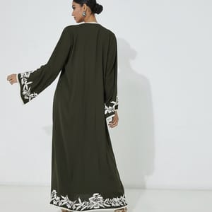 Rosette Abaya - Women's Abayas 1