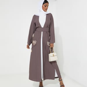 Rosette Abaya - Women's Abayas 1
