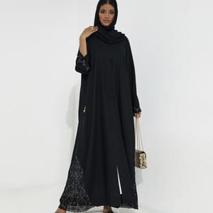 Rosette Abaya - Women's Abayas 1