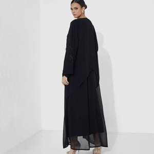 Rosette Abaya - Women's Abayas 3