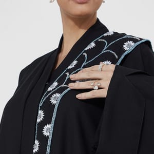Bluepearle Abaya Rosette Abaya - Women's Abayas 2