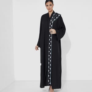 Bluepearle Abaya Rosette Abaya - Women's Abayas