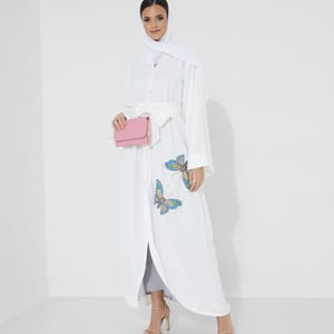 Rosette Abaya - Women's Abayas 1