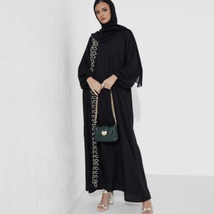 Rosette Abaya - Women's Abayas 1