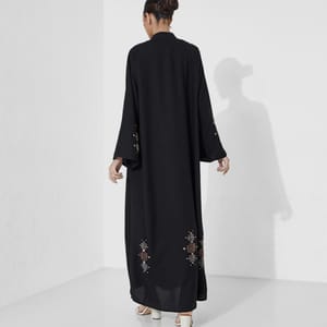 197 Abaya Rosette Abaya - Women's Abayas 2