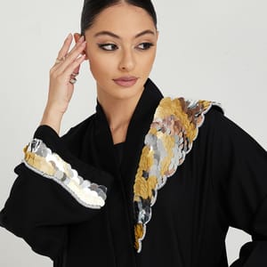 Golden Mermaid Abaya Women's Golden Mermaid Abaya - Abayas 1