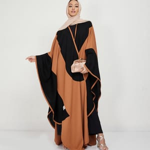 Orange Islamic Abaya Women's Orange Islamic Abaya - Abayas 3