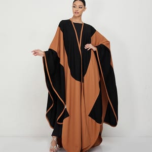 Orange Islamic Abaya Women's Orange Islamic Abaya - Abayas