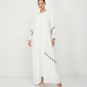 Glolden leavs Abaya Women's Glolden Leavs Abaya - Abayas 3