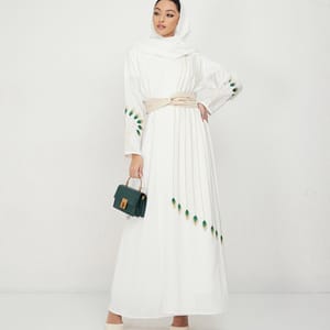 Women's Glolden Leavs Abaya