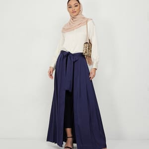 Women's Navy Abaya Skirt