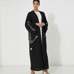Women's Black Arabic Abaya
