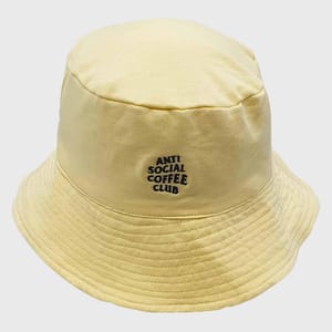 Anti Social Coffee Club Bucket Hats – Premium Cotton In Exclusive