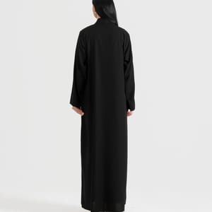 Women's Silver Pocket Abaya - Abayas 3