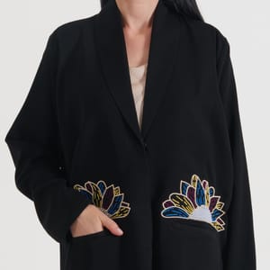 Coloring Lulu Pocket Abaya - Abayas 1