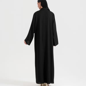 6D White Pearl Abaya Women's 6D White Pearl Abaya - Abayas 2