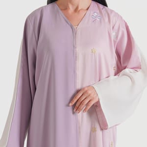 Barbie Pink Abaya Rosette Abaya - Women's Abayas 1