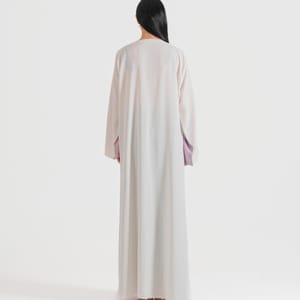 Barbie Pink Abaya Rosette Abaya - Women's Abayas 2