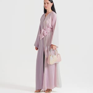 Barbie Pink Abaya Rosette Abaya - Women's Abayas 3