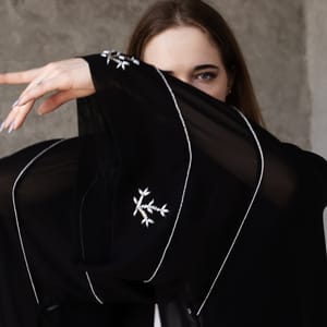 Rosette Abaya - Women's Abayas 1