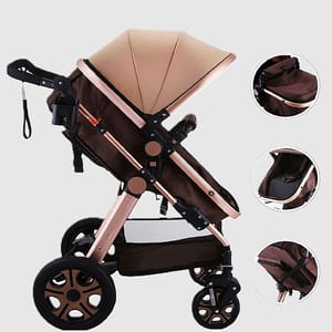 Pikkaboo 3In1 Luxury Pram Stroller Pikkaboo - Kids's Strollers 4