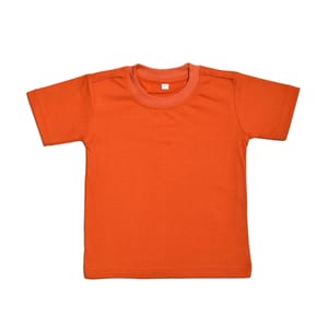 Stylish Orange Dungaree Set For Kids