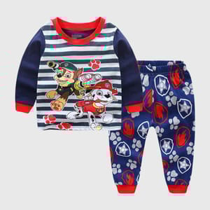Adorable Paw Patrol Printed Stripes T-Shirt Set For Your Little Superhero