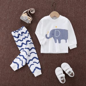 Comfort And Style Combined - Introducing The Cute Elli Pajama Set In Pure Cotton Generic - Kids's Pyjama Sets 1