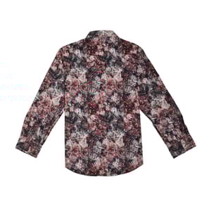 Wine Floral Vacay Shirt - Embrace Tropical Vibes With Style