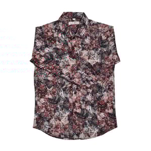Wine Floral Vacay Shirt - Embrace Tropical Vibes With Style