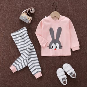 Cute Bunny Pajama Set