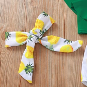 Stylish Eva Swimsuit with One Shoulder Top and Printed Bottom Generic - Kids's Swimwear 3