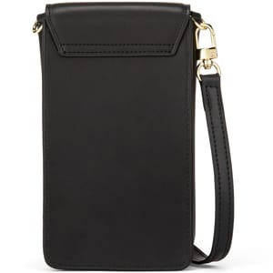 Holborn Classic Anna Leather Phone Pouch Flapped - Black Holborn Classic - Women's Crossbody Bags 1