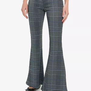 Grey High Waist Flared Women's Pants Trendyol - Women's Formal Pants 1
