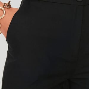 Tailored Women's Pants - Black Trendyol - Women's Formal Pants 3