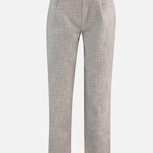 Grey Straight Leg Tailored Women's Pants Trendyol - Women's Formal Pants 1