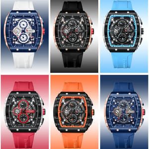 CURREN Unique Rectangular Sports Watch – Bold Design & Everyday Functionality Curren - Men's Dress Watches 6