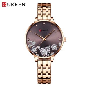 Women Bracelet Quartz Watch – Stylish Magnetic Closure Wristwatch Curren - Women's Dress Watches