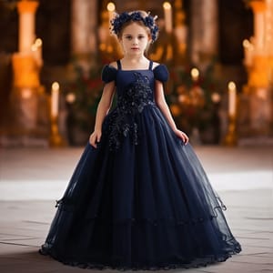 Luxury Children's Evening Dress - Ball Gown for Special Occasions