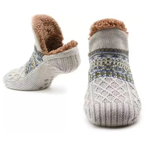 Fall and Winter Non-Slip Warm Socks – Fleece-Lined Home Socks