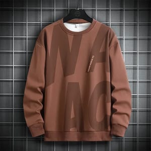 Men's Large-Size Casual Sweatshirt – Hip-Hop Style Pullover Hoodie