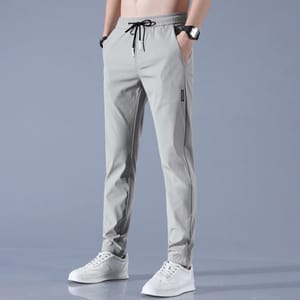 Men's Summer Ice Silk Casual Pants Generic - Men's Trousers
